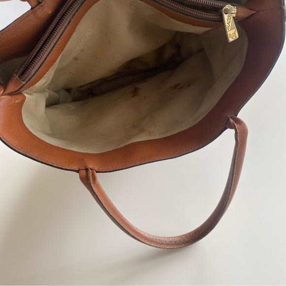 Genuine Leather Vintage Italian Designer Silvano Biagini Bucket Bag - Picture 15 of 16